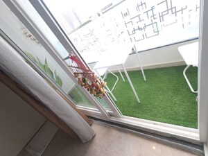Balcony in 2 BHK Apartment at Golden Tulip Kondapur, Kondapur – for Rent