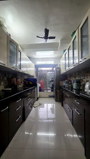 Kitchen in 2 BHK Apartment at Soham Gardens, Manpada – for Sale