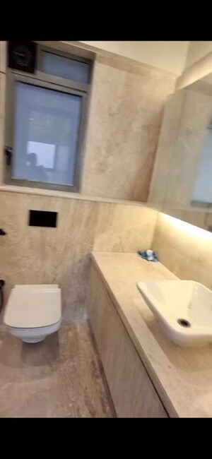 Bathroom in 3 BHK Apartment at Sheth 72 West, Andheri West – for Rent