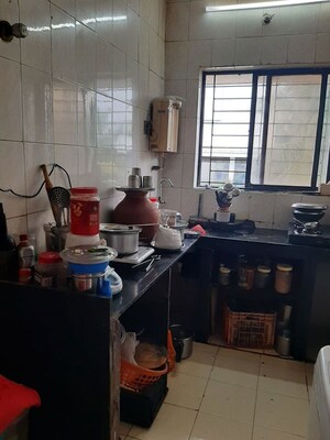 Kitchen in 2 BHK Apartment at Progressive Mangalam, Kopar Khairane – for Rent