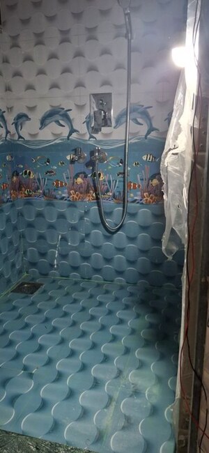 Bathroom in 1 BHK Apartment at Cidco Ekta CHS, Ghansoli – for Rent