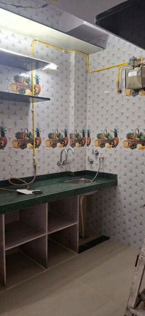 Kitchen in 1 BHK Apartment at Cidco Ekta CHS, Ghansoli – for Rent