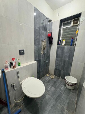 Bathroom in 1 BHK Apartment at Sethia Imperial Avenue, Malad East – for Rent