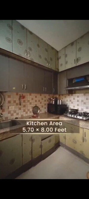 Kitchen in 2 BHK Apartment at SCC Sapphire, Raj Nagar Extension – for Sale