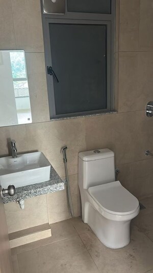 Bathroom in 2 BHK Apartment at Kalpataru Immensa, Kolshet Road – for Rent