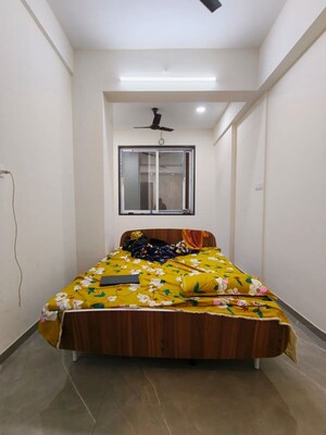 Bedroom in 3 BHK Apartment at Gami Asters, Ghansoli – for Rent