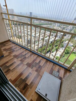Balcony in 3 BHK Apartment at Gami Asters, Ghansoli – for Rent