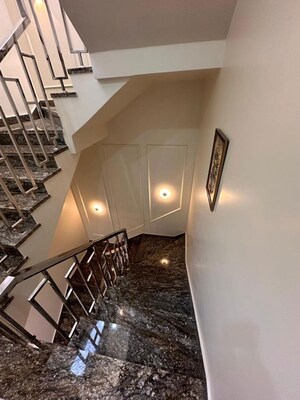 Staircase in 4 BHK Villa at Shrinath Enclave, Sirsi – for Sale