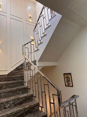Staircase in 4 BHK Villa at Shrinath Enclave, Sirsi – for Sale
