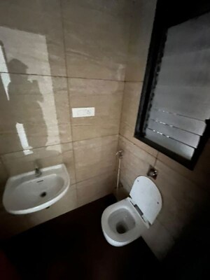 Bathroom in 2 BHK Apartment at Chandak 34 Park Estate, Goregaon West – for Rent