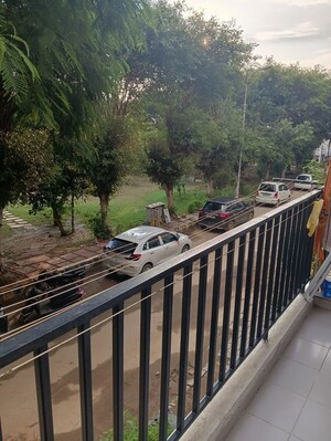 Balcony in 2 BHK Apartment at Sare Springview Floors, Lal Kuan – for Rent
