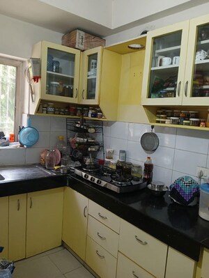 Kitchen in 2 BHK Apartment at Sare Springview Floors, Lal Kuan – for Rent