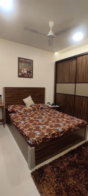 Bedroom in 3 BHK Apartment at NG Grand Plaza, Ghansoli – for Rent