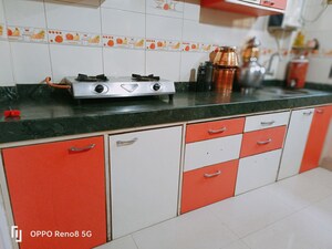 Kitchen in 1 RK Apartment at Kalwa – for Rent