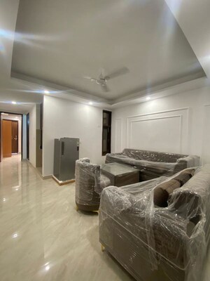 Living Room in 1 BHK Builder Floor at Freedom Fighters Enclave – for Rent