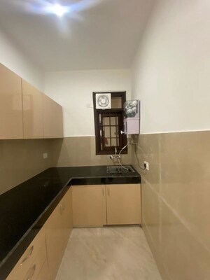 Kitchen in 1 BHK Builder Floor at Freedom Fighters Enclave – for Rent