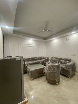 Living Room in 1 BHK Builder Floor at Freedom Fighters Enclave – for Rent