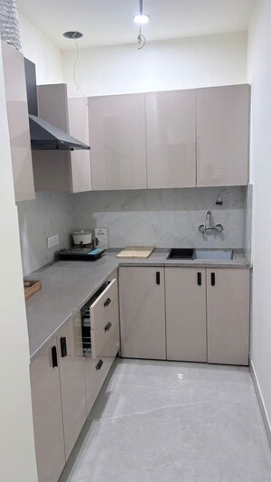 Kitchen in 1 BHK Builder Floor at Sushant Lok ii – for Rent