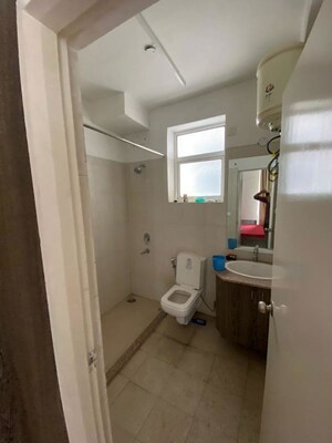 Bathroom in 3 BHK Apartment at DLF Central Square, North Mullanpur – for Rent