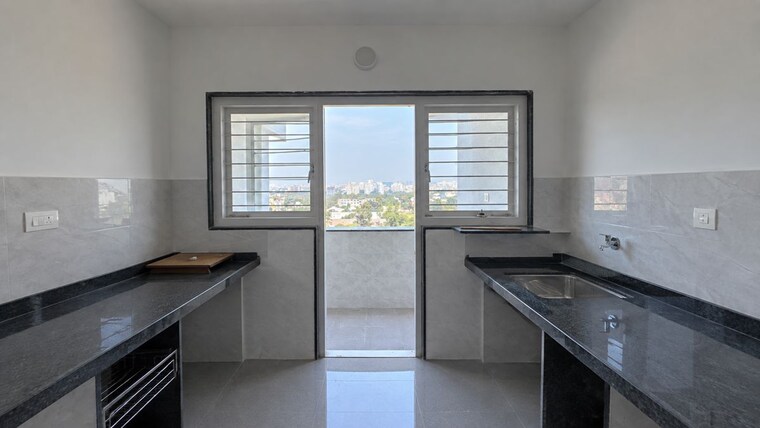 Kitchen, suvan-shades 2 Bedroom 700 Sq.Ft. Apartment In Mundhwa Pune 10664631