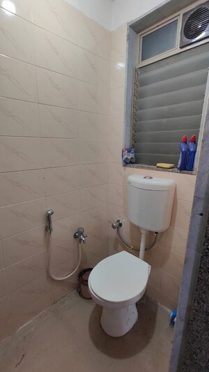 Bathroom in 1 BHK Apartment at Satellite Garden, Goregaon East – for Rent