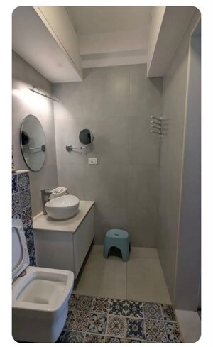 Bathroom in 3 BHK Apartment at Aisshwarya Excellency, Old Madras Road – for Sale