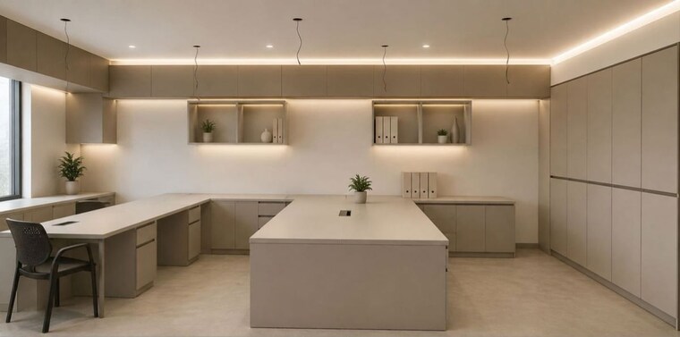 Kitchen, rashmi-the-prime Commercial Office Space 1462 Sq.Ft. In Ambli Ahmedabad 10664775