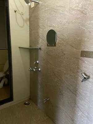 Bathroom in 1 BHK Apartment at Aangan CHS Ghansoli, Ghansoli – for Rent