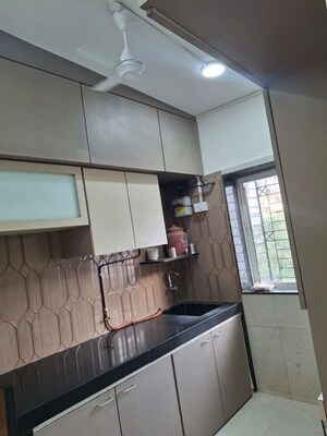 Kitchen in 1.5 BHK Apartment at Patel Apartment, Worli – for Rent