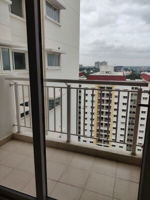 Balcony in 2 BHK Apartment at Mantri Webcity, Hennur Road – for Rent