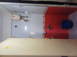 Bathroom in 1 BHK Apartment at Aangan CHS Ghansoli, Ghansoli – for Rent
