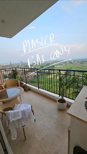 Balcony in 3 BHK Apartment at Ambika Florence Park, North Mullanpur – for Sale