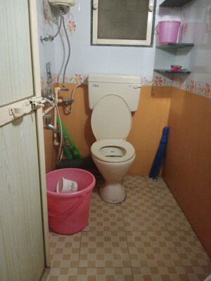 Bathroom in 2 BHK Apartment at Aangan CHS Ghansoli, Ghansoli – for Rent