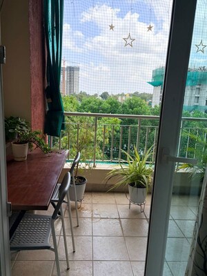 Balcony in 1 BHK Apartment at Brigade Bricklane, Jakkuru – for Rent