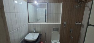 Bathroom in 2 BHK Apartment at Omkar Veda Exclusive, Parel – for Rent