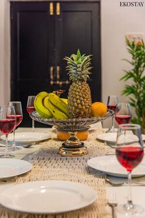 Dining area in 5 BHK Villa at Old Mumbai - Pune Highway – for Sale