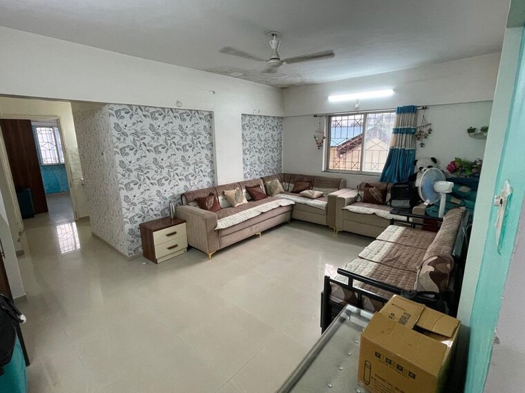 Living Room, aparajita-apartment-bavdhan 2 Bedroom 1000 Sq.Ft. Apartment In Bavdhan Pune 10664907