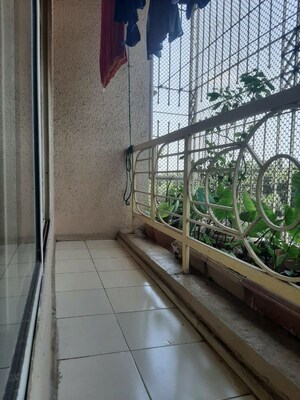 Balcony in 2 BHK Apartment at Aangan CHS Ghansoli, Ghansoli – for Rent