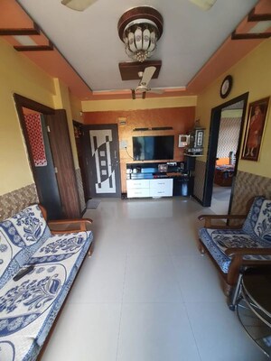 Living Room in 2 BHK Apartment at Aangan CHS Ghansoli, Ghansoli – for Rent