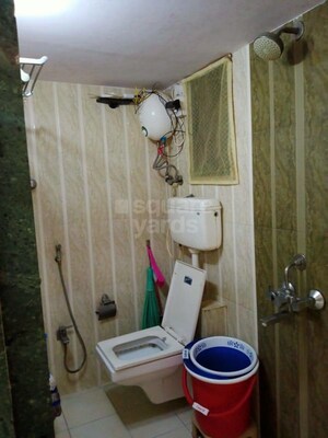 Bathroom in 1 BHK Apartment at Aangan CHS Ghansoli, Ghansoli – for Rent