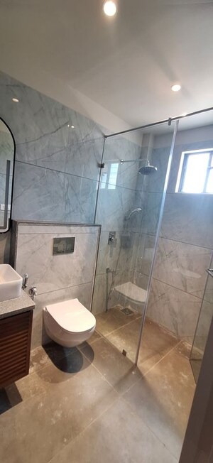 Bathroom in 4 BHK Villa at Auro Shayonam, Manjalpur – for Sale