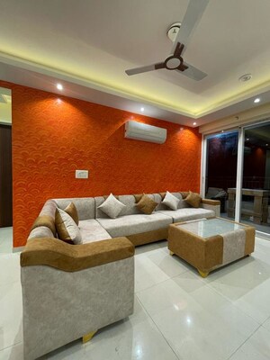 Living Room in 3 BHK Apartment at Ambika Florence Park, North Mullanpur – for Sale