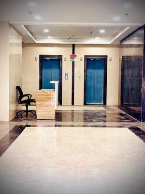 Building Lobby in 2 BHK Apartment at Shri Radha Aqua Garden, Sector 16b Greater Noida – for Rent