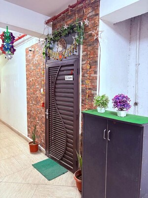 Balcony in 2 BHK Apartment at Shri Radha Aqua Garden, Sector 16b Greater Noida – for Rent