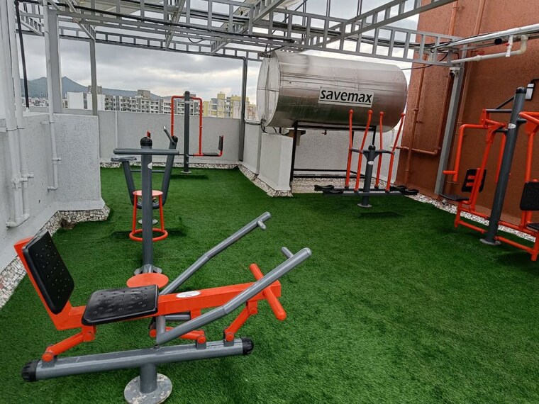Gym, mont-vert-sonnet 2 Bedroom 916 Sq.Ft. Apartment In Wakad Pune 10665156