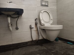 Bathroom in 1 BHK Apartment at Thane West – for Rent