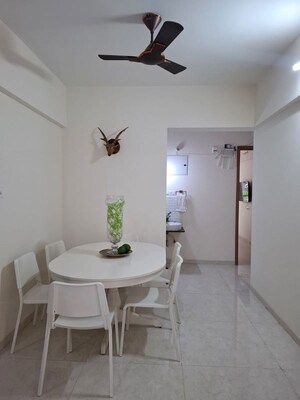 Dining Room in 3 BHK Apartment at Majestique Marbella Phase 1, Kharadi – for Rent