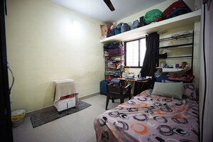 Bedroom in 1 BHK Apartment at Kumar Prerana, Aundh – for Rent
