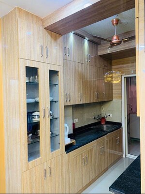 Kitchen in 2 BHK Builder Floor at Rajouri Garden – for Rent