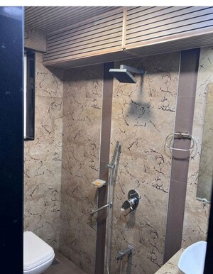 Attached Bathroom in 3 BHK Apartment at Shiv Om CHS, Chandivali – for Rent